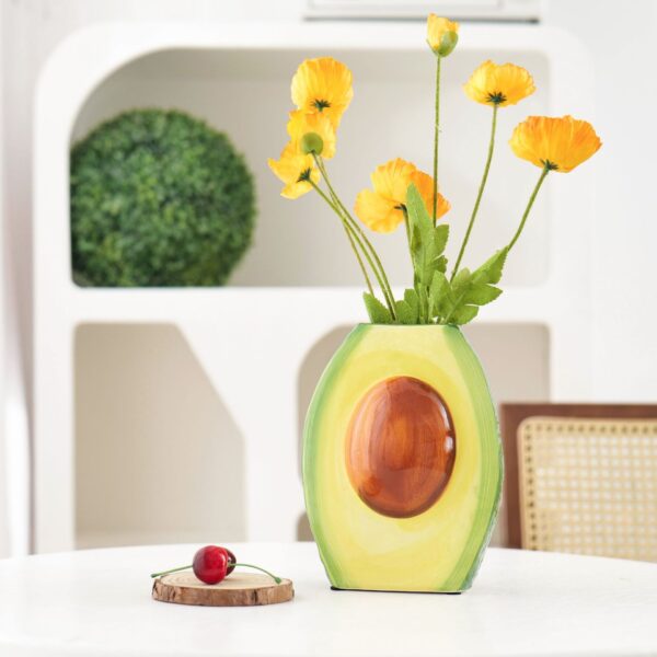 Avocado Ceramic Vase Fruit Vase