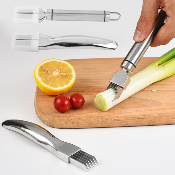 Kitchen gadgets Stainless Steel 304 Shredder Green Onion Cutter