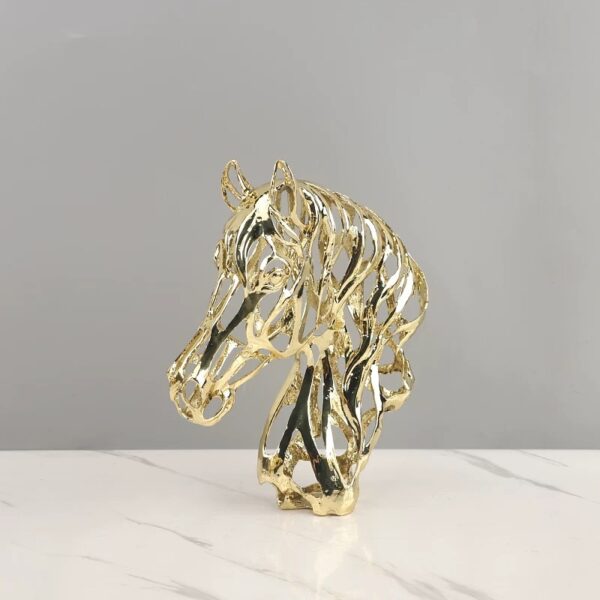 Creative hollow animal sculpture metal ornaments - Image 5